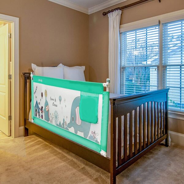 LuvLap Comfy Baby Bed Rail ( Blue) - Image 5