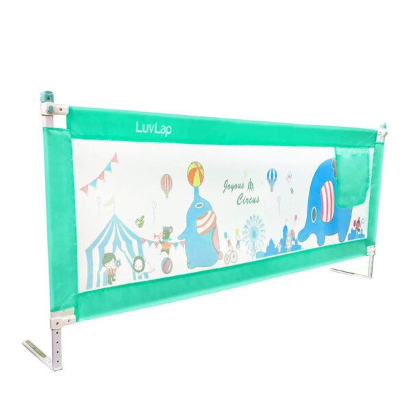 LuvLap Comfy Baby Bed Rail ( Blue)