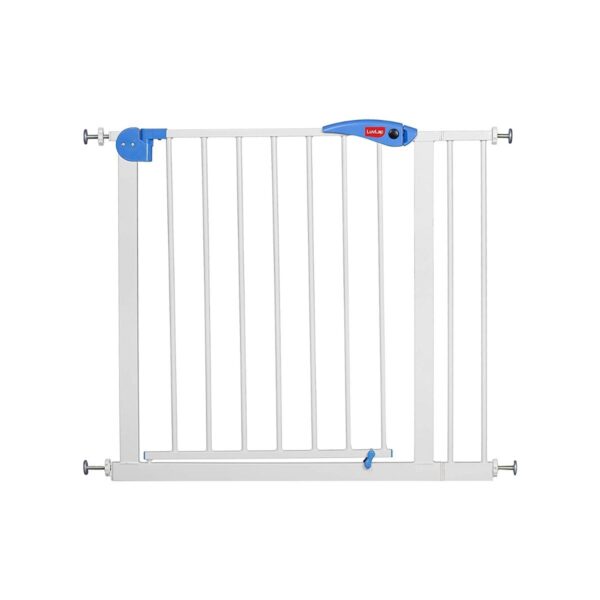 LuvLap Indoor Baby Safety Gate with Auto Close Feature for Door Way (WHITE)