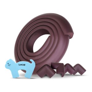 LuvLap Baby Safety Combo Pack, 2 metre Edge Protector, 4 Furniture Corner Guards, One Door Stopper