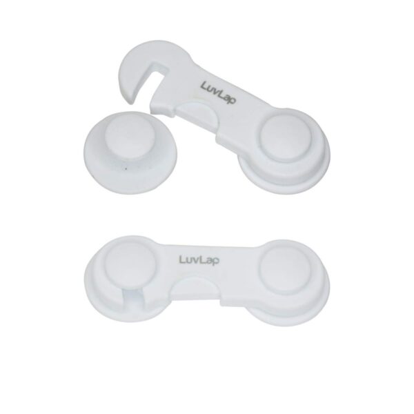 LuvLap Baby Safety Furniture Locks for Double Door cabinets 2 Pcs