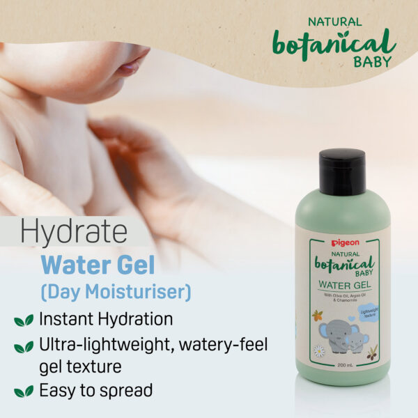 NATURAL BOTANICAL BABY WATER GEL 200ML - Image 2