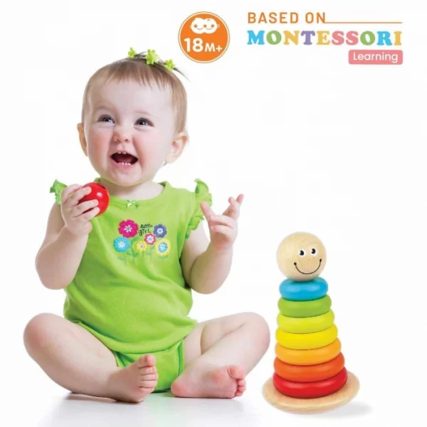 R For Rabbit – Orapple Rainbow Rocking Stacker - Image 2