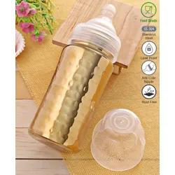 Babyhug Stainless Steel Feeding Bottle Golden – 300 ml