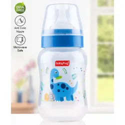 Babyhug Wide Neck Feeding Bottle White – 250 ml