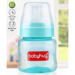 Babyhug Wide Neck Feeding Bottle Blue – 125 ml