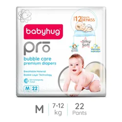Babyhug Pro Bubble Care Premium Pant Style Diapers Medium – 22 Pieces