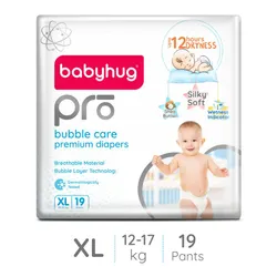 Babyhug Pro Bubble Care Premium Pant Style Diapers Extra Large – 19 Pieces