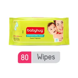 Babyhug Premium Baby Wipes – 80 Pieces