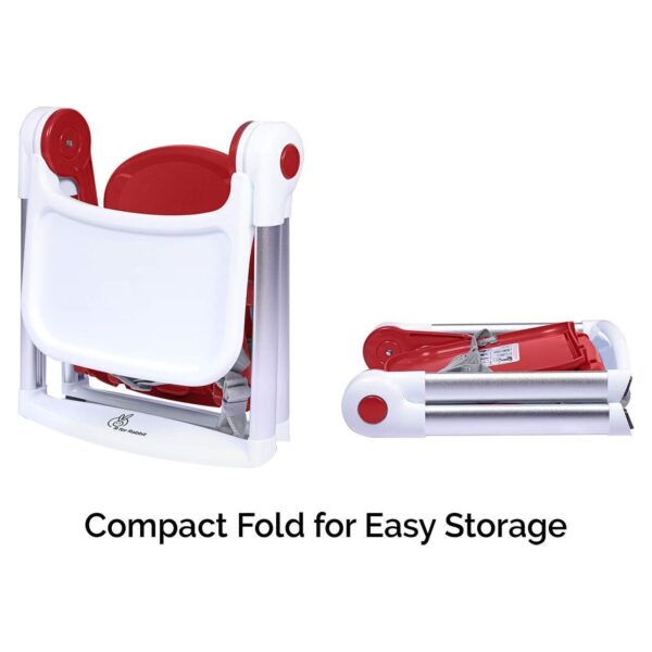R For Rabbit –Jelly Bean Booster Chair (Red) - Image 4