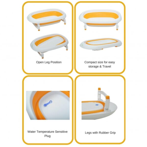 R For Rabbit – Bubble Double Elite Bath Tub  (Orange) - Image 4