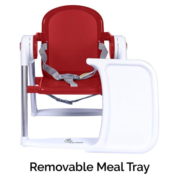 R For Rabbit –Jelly Bean Booster Chair (Red) - Image 6