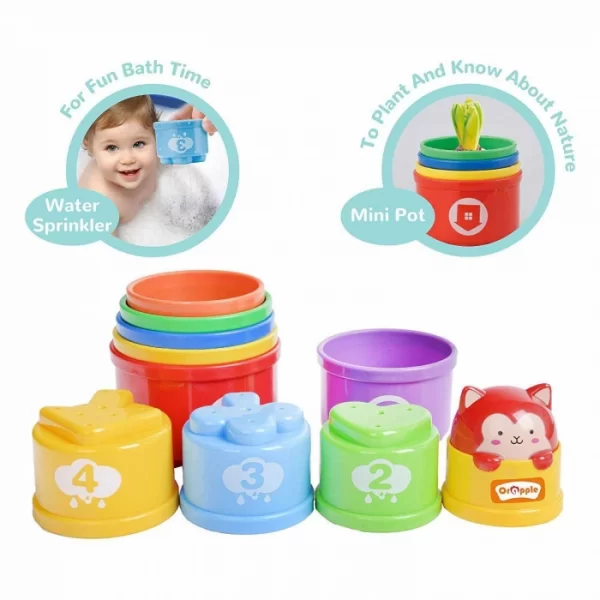 R For Rabbit – Orapple Stack It Learning Cups with Music - Image 5