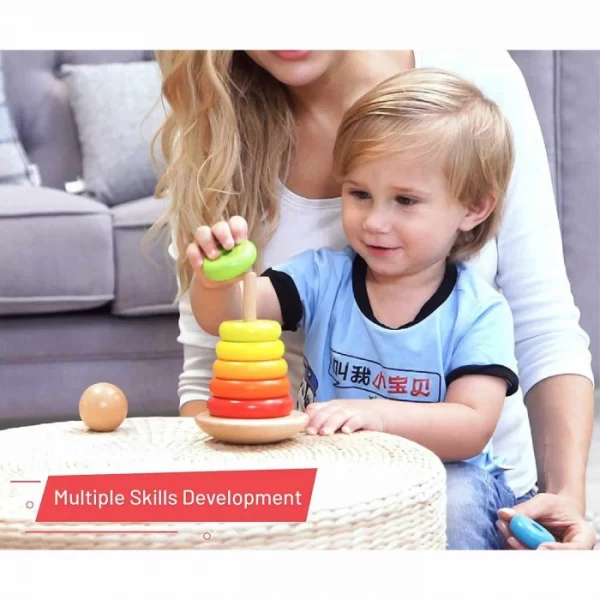 R For Rabbit – Orapple Rainbow Rocking Stacker - Image 5