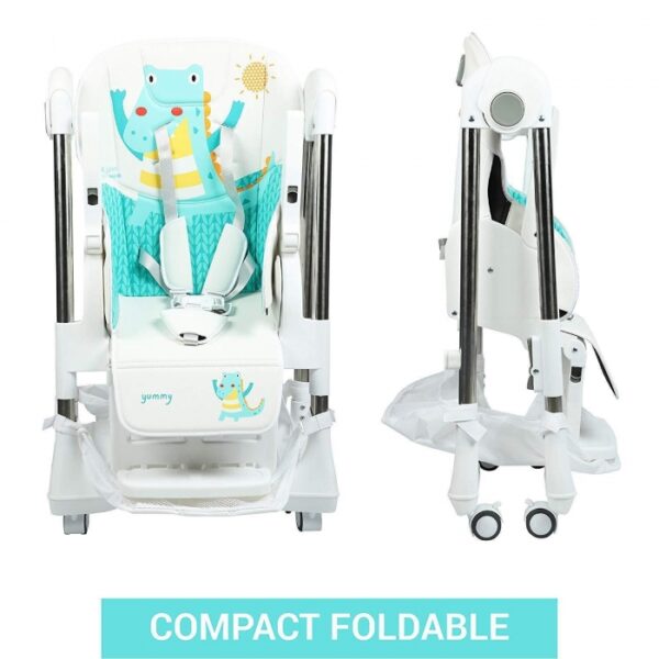 R For Rabbit – Marshmallow High Chair (Light Blue) - Image 4