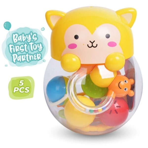 R For Rabbit – Orapple Kitty Rattle Set Musical Sound (Yellow) - Image 4