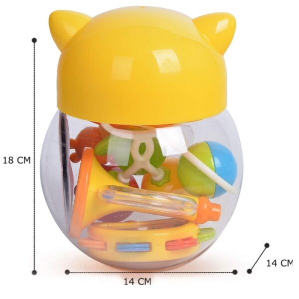 R For Rabbit – Orapple Kitty Rattle Set Musical Sound (Yellow) - Image 3