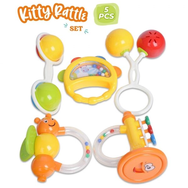 R For Rabbit – Orapple Kitty Rattle Set Musical Sound (Yellow) - Image 6