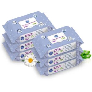 NATURAL 99% WATER BABY WIPES (PACK OF 6)