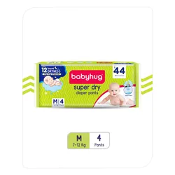 Babyhug Super Dry Pant Style Diaper Medium – 4 Pieces
