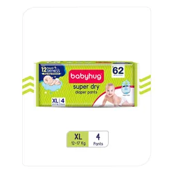 Babyhug Super Dry Pant Style Diaper Extra Large – 4 Pieces
