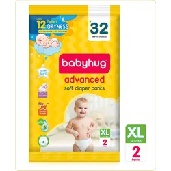Babyhug Advanced Pant Style Diapers Extra Large – 2 Pieces