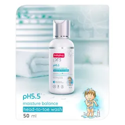 Babyhug Pro pH 5.5 Moisture Balance Head to Toe Wash – 50 ml