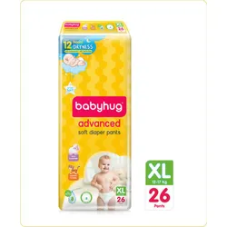 Babyhug Advanced Pant Style Diapers Extra Large – 26 Pieces