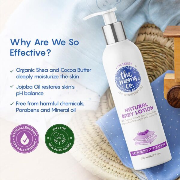 NATURAL BABY LOTION 200ML - Image 4