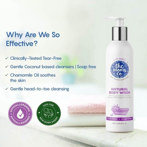 NATURAL BABY WASH 200ML - Image 4