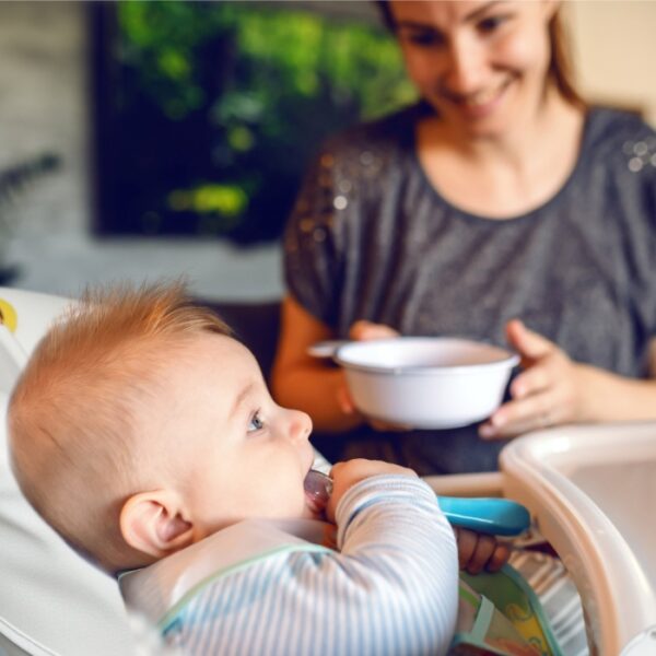 R For Rabbit – Marshmallow Lite High Chair  (Blue) - Image 9