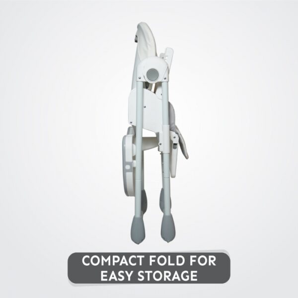 R For Rabbit – Marshmallow Lite High Chair (Grey) - Image 6