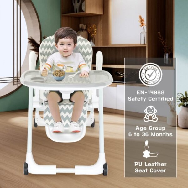 R For Rabbit – Butter Cup High Chair (Grey White) - Image 4