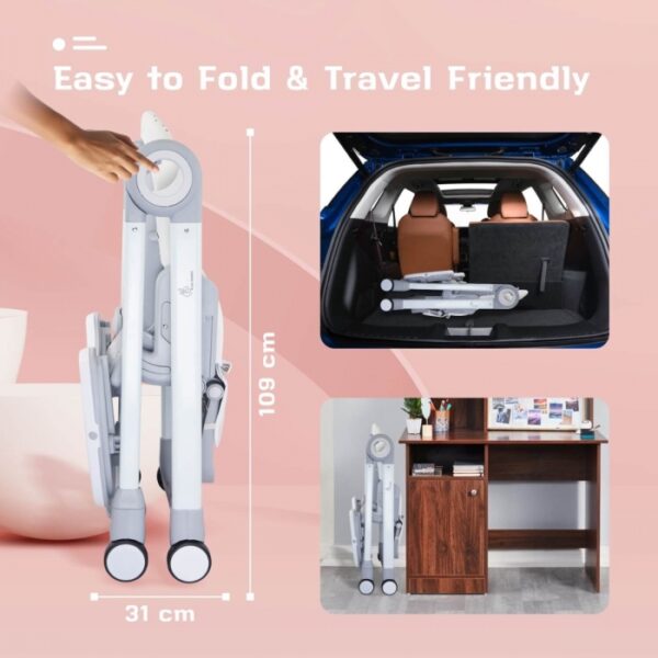 R For Rabbit – Butter Cup High Chair (White Multi) - Image 3