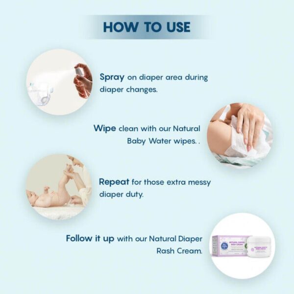 NATURAL BABY BOTTOM WASH (50ML) - Image 3