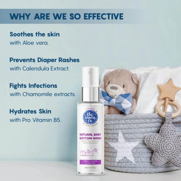 NATURAL BABY BOTTOM WASH (50ML) - Image 6