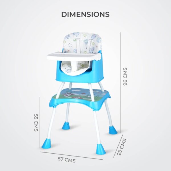 R For Rabbit – Cherry Berry Grand High Chair  (Blue) - Image 2