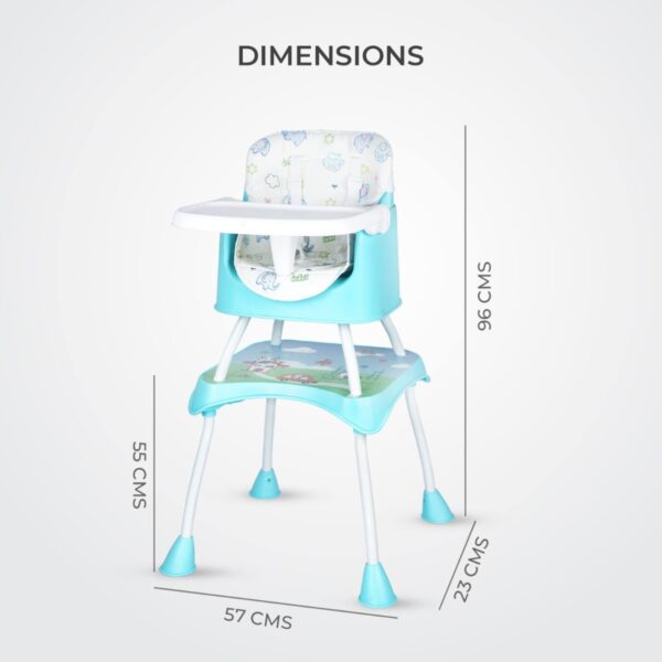 R For Rabbit – Cherry Berry Grand High Chair (Green) - Image 2