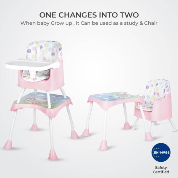 R For Rabbit – Cherry Berry Grand High Chair (Pink) - Image 3