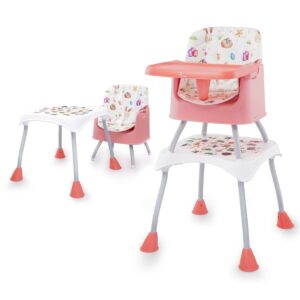 R For Rabbit – Cherry Berry Grand High Chair (Pink White)