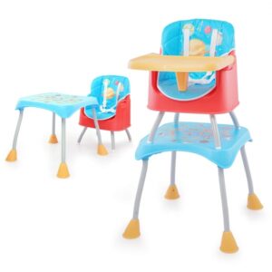 R For Rabbit – Cherry Berry Grand High Chair  (Red Blue)