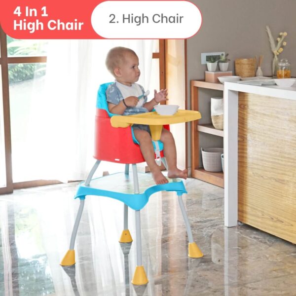 R For Rabbit – Cherry Berry Grand High Chair  (Red Blue) - Image 7