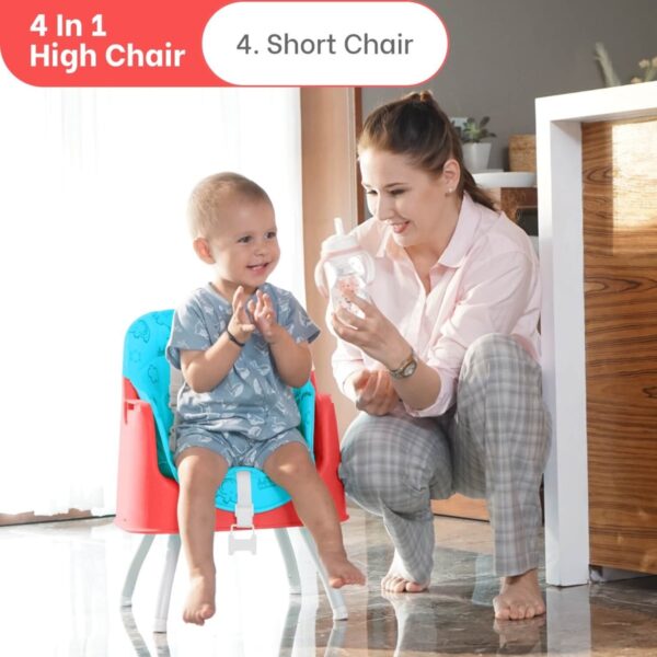 R For Rabbit – Cherry Berry Grand High Chair  (Red Blue) - Image 5