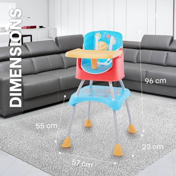 R For Rabbit – Cherry Berry Grand High Chair  (Red Blue) - Image 4