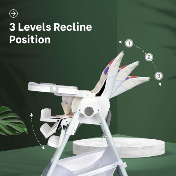 R For Rabbit – Marshmallow High Chair (Abstract White) - Image 5