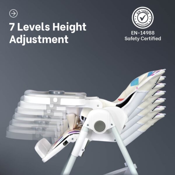 R For Rabbit – Marshmallow High Chair (Abstract White) - Image 7