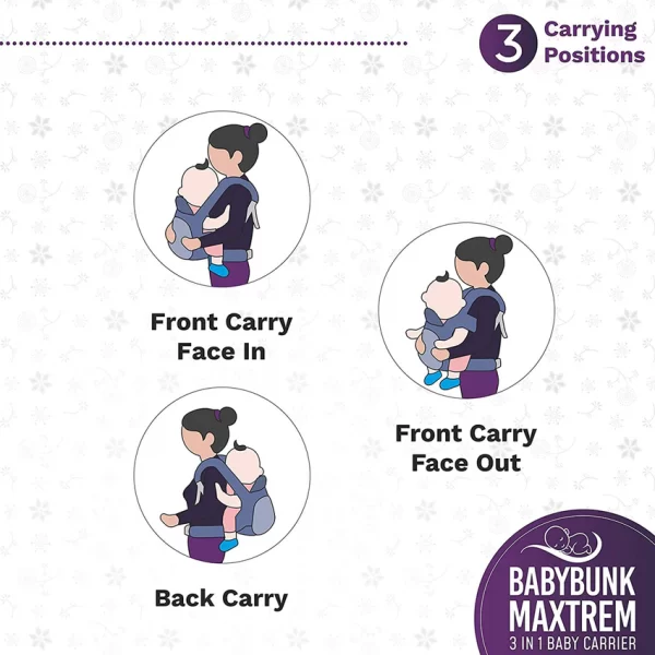 Tiffy and Toffee Bunk Hip Baby Carrier Safe & Travel Friendly - Image 4