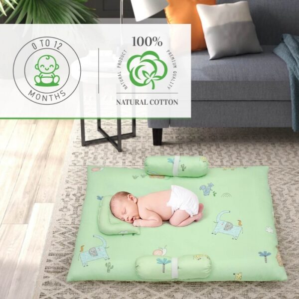 R For Rabbit – Baby Snuggy Forest Bedding (Green) - Image 2