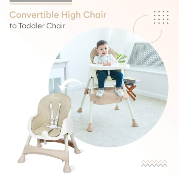R For Rabbit – Sugar Doodle High Chair  (Sand Brown) - Image 2
