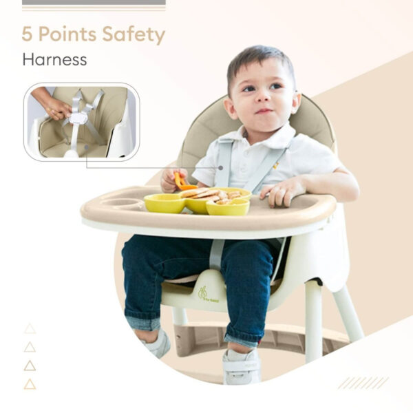 R For Rabbit – Sugar Doodle High Chair  (Sand Brown) - Image 6